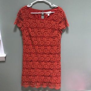 anthropology shift dress ASO violet harmon